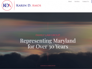 Law Offices of Karen D. Amos Website Launch