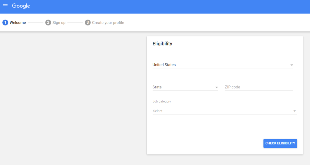 eligibility google guarantee