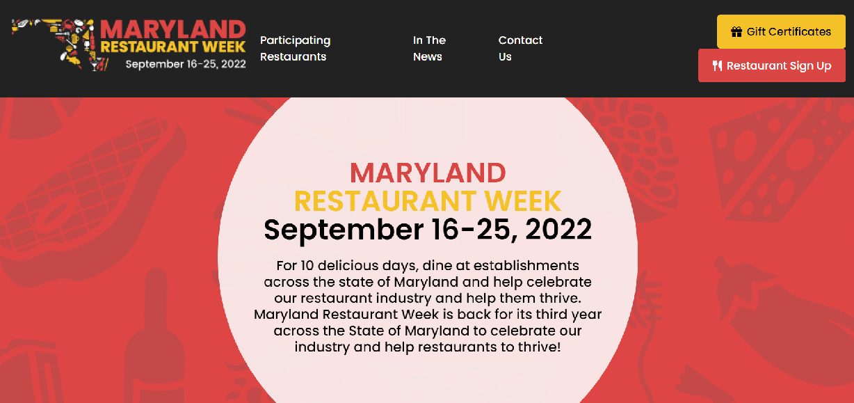 Restaurant Association of Maryland Launches New Website