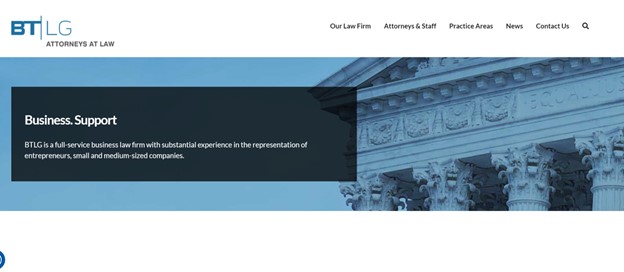 BTLG Attorneys Launch New Website