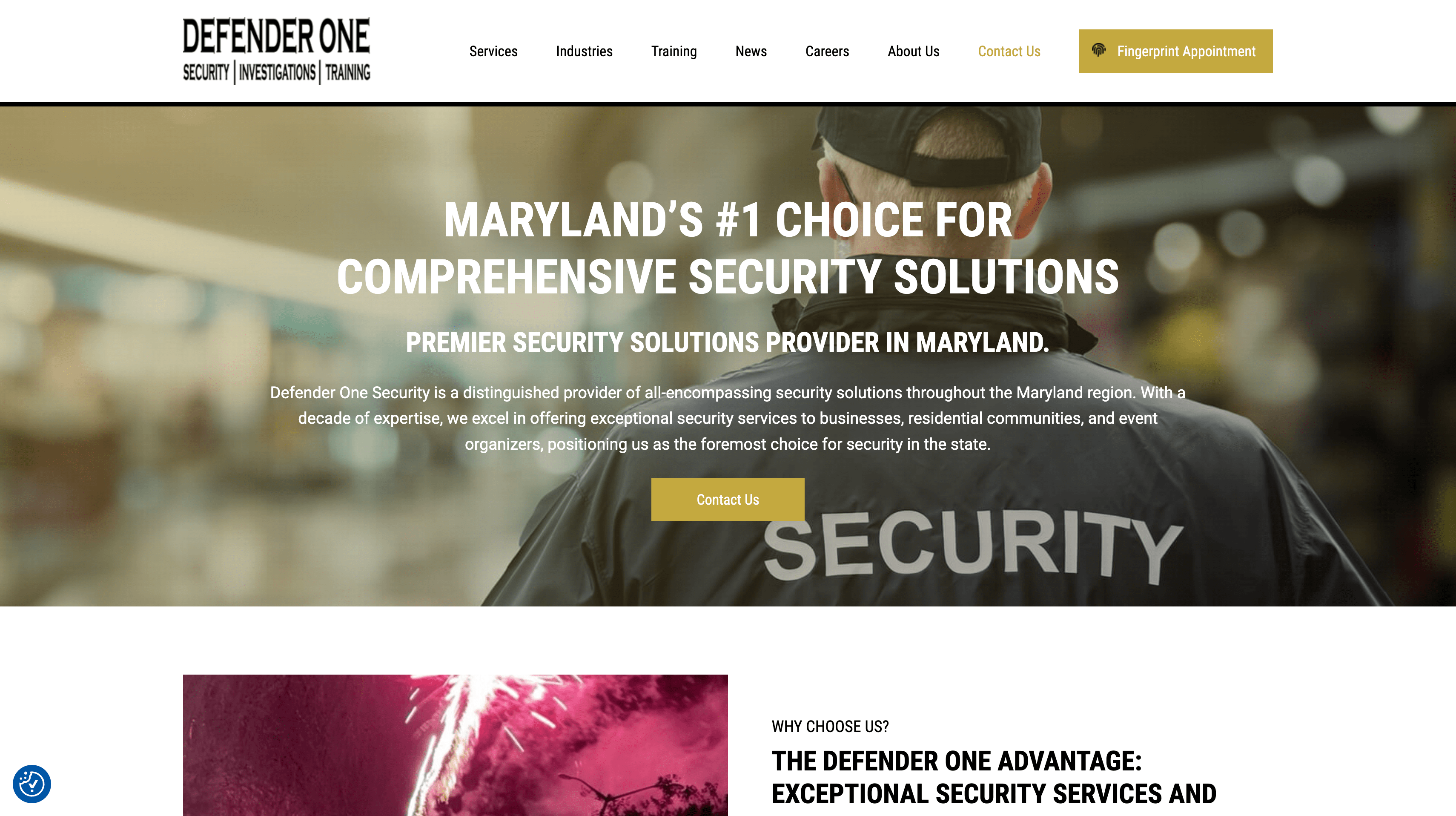 Website Redesign – Defender One Security