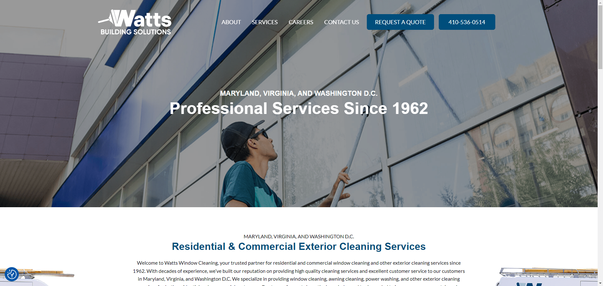 Professional Window Cleaning in MD, DC & VA