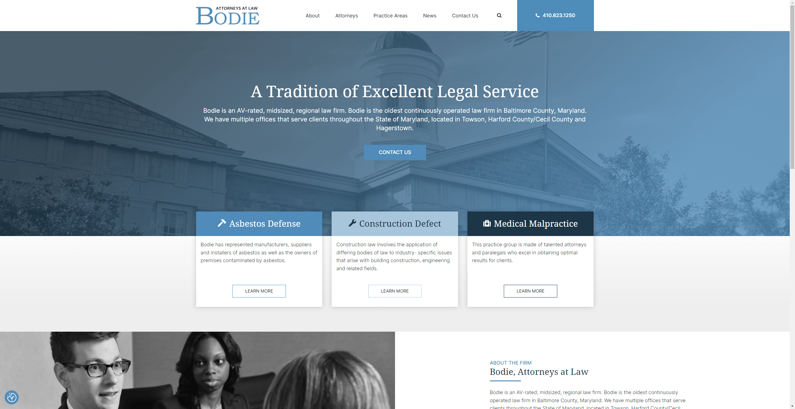 New Website Launch: Bodie Law