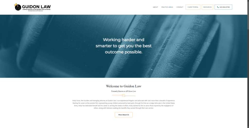 New Website Launch: Guidon Law