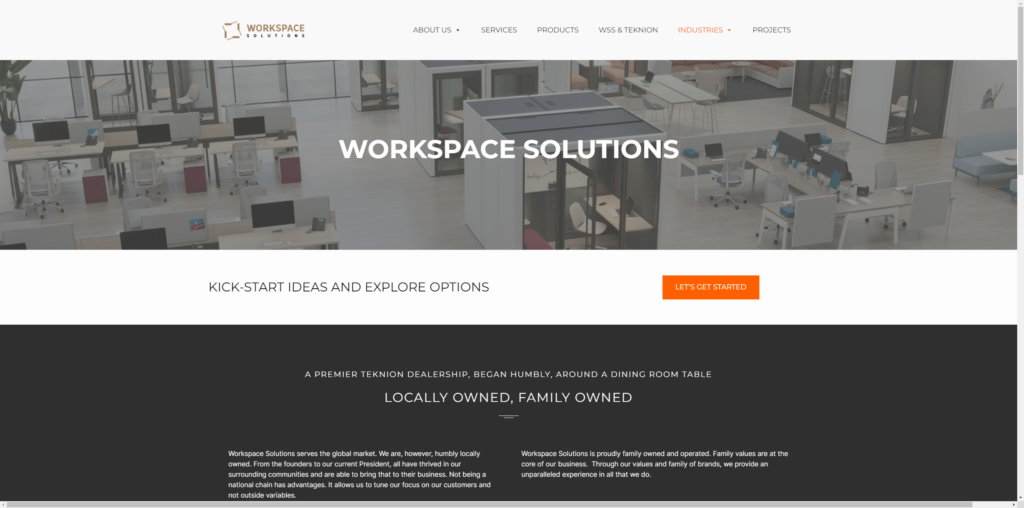 New Website Launch: Workspace Solutions