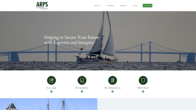 New Website Redesign: American Retirement Plan Services, LLC